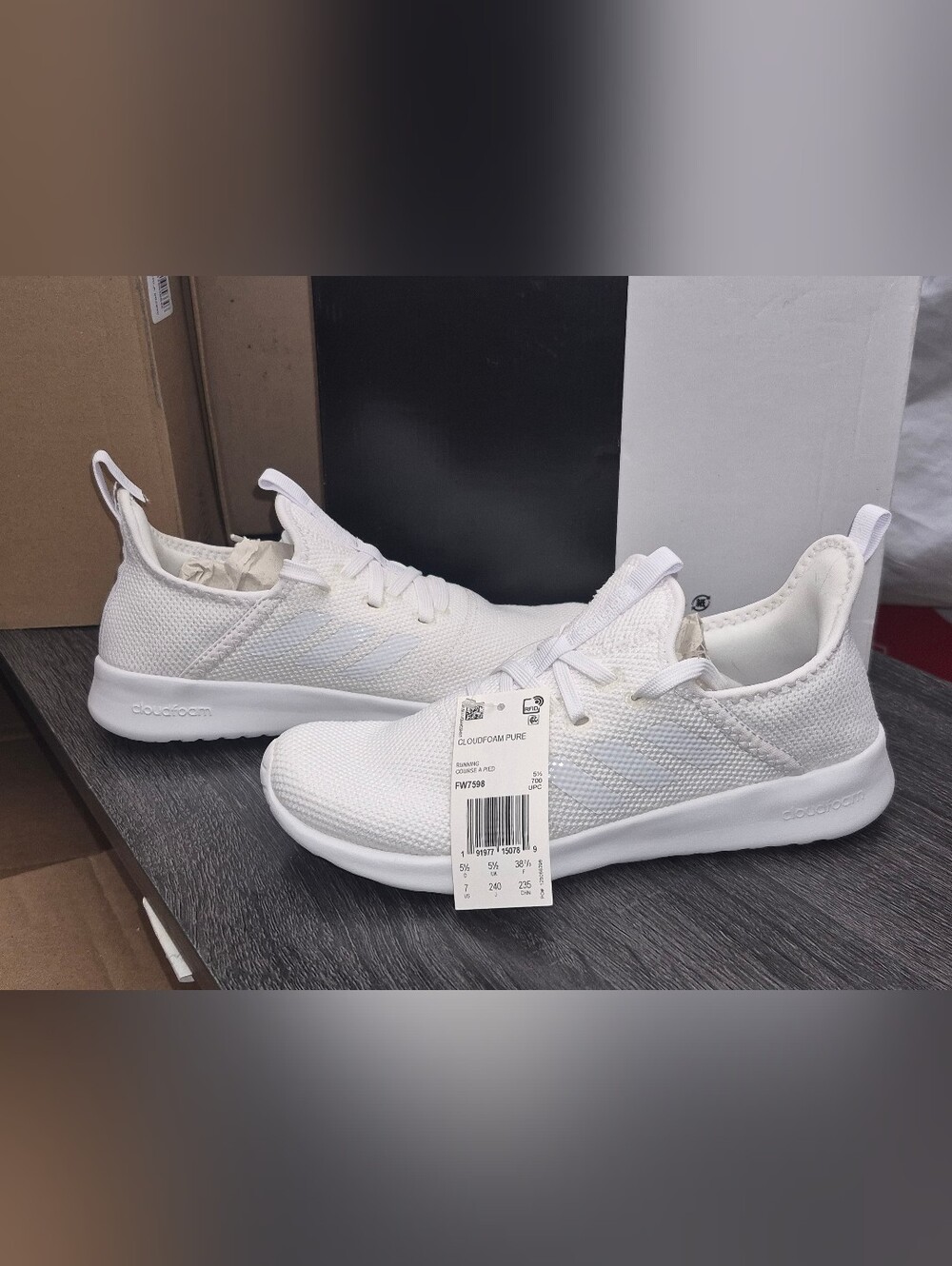Adidas Cloudfoam Pure Women's Running Shoes - White